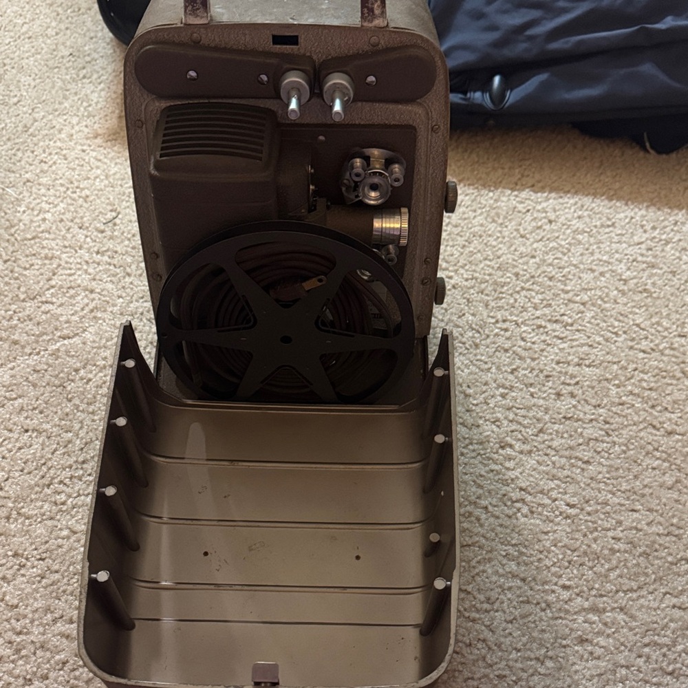 Vintage Brown Film Projector